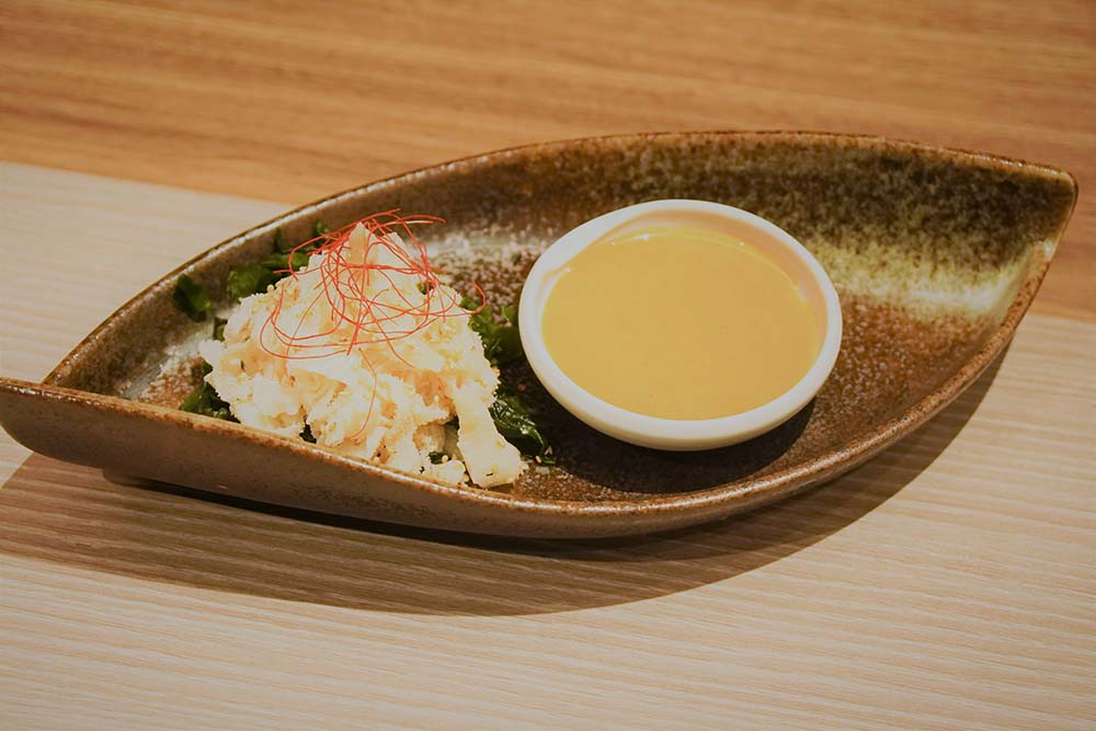 Senmai Sashimi (Beef omasum sashimi)